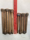 Wood Bobbins Quills Vintage Factory Reclaimed  8 3 4 And 7 3 8   Lot Of 10