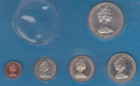 1973 Coinage Of The British Islands  5 Coins  With Coa