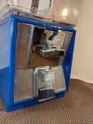     vintage Northwestern Gumball Machine 25 Cent Morris Illinois Blue Works