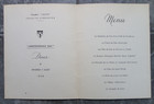 July 4 1958 Dinner Menu-french Cruise Ship Liberte-color Louvre Illustration