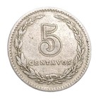1936 Argentina 5 Centavos Old Coin Km 34