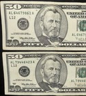 1996  50 Fifty Dollar San Francisco District L12  Federal Reserve Note - Lot 2