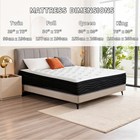 Mattress Twin Queen 12 Inch Gel Memory Foam Hybrid Mattress  Bed In A Box  Full