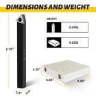 Metal Lathe Cutting Tools 5 Sets Of 1 4 Carbide Metal Cutting Tool Bits Kit   i   