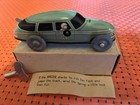 Marx  1940 s 4 Inch Long  Gree Racer Car Complete With Key   Box And Instruction