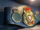 Wba Super World Boxing Championship Boxing Belt Custom Made Leather Strap Adult