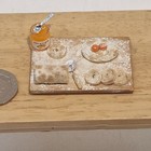 12th Scale Dolls House Miniature  Food Prep Board  Quality  Item    Rc09