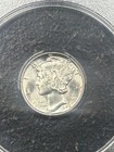 1942 P Mercury Silver Dime Pcgs Ms64 Cac Approved    ogh Rattler Old Green Holder