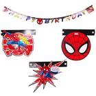  1 2m  4ft  Spiderman  happy Birthday  Banner - Superhero Party Decorations - 