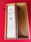 Macallan Gran Reserva 18 Yr 1979 Empty Wood Box Bottled 1997 Scotch Whisky