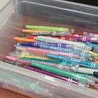 Crayola Silly Scents Multicolor Scented Markers Lot With Plastic Storage Box
