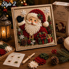 3d Christmas Fabric Poke Art Kit Handmade Diy Fabric Poke Art Kit