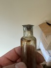Early Antique Open Pontiled Tube Style Medicine Bottle 1840s Era Crude Nice Old