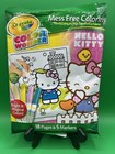 New Crayola Color Wonder Hello Kitty Mess Free Pages  Shape Book   Pencil  Case