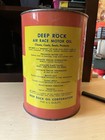 Deep Rock 5 Quart Vintage Oil Can Air Race Premium Can Rare Find