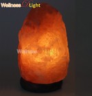 Wdl Himalayan Crystal Natural Shape Big Salt Lamp 10-11 Inches  Dimmer Cord Bulb
