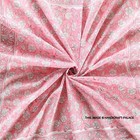 Fashion Scarf Women Block Printed Cotton Large Square Shawl Stole Hijab 40  40 