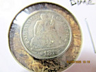 1875 Seated Dime Love Token    Xx