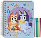 Bluey Sketchbook For Kids With Washable Markers  86 Blank Pages Spiral Bound    