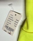 New Nollie Pacsun Junior Bodycon Neon Yellow Wide Waist Mini Skirt Usa Small