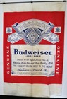 Huge 45 X 67 Vintage Budweiser Beach Blanket - 1970s - Towel