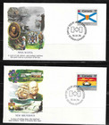 Canada Sc   821-832 Provincial And Territorial Flags Fdc   Fleetwood Cachet