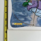Vintage 1999 Playskool Dragon Tales 8-piece Wooden Preschool Puzzle Board Good