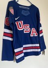 Usa Team  86 J hughes Winter Olympics 2026 Jersey All Stitched Limited 54 - Xl