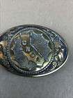 Vintage California Narcotics Officer   s Association Cnoa Solid Brass Belt Buckle 