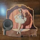 Antique Poster Woman Ballerina Early 1900s Opera Sexy Girl Orchestra Ephemera 