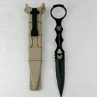 Benchmade Socp Dagger 176bksn 440c Sand Sheath Black Coated Fixed Blade Knife