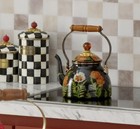 New Mackenzie-childs Poppy Tea Kettle 2 Qt  179 95 