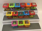Fisher Price Peek A Boo Blocks Sensory Animals Farm Circus Zoo 14pc Lot G