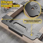 3 In 1 Metal Framing Tools  16 Inch On Center Framing Layout Tool  Cast Aluminum