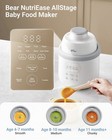 Bear Nutriease Allstage Stainless Steel Baby Food Maker Steamer And Blender