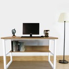 Computer Desk Office Table With Shelves Gaming Writing Storage Workstation 260lb