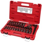 Milwaukee 49-66-7009 43 Pc Shockwave Impact Duty 3 8  Drive Sae   Metric Socket