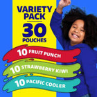 Ready-to-drink Fruit Juice Pouch Variety Pack  30 Count  Lunch Friendly