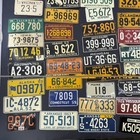Lot Of 40 Vintage 1950s Wheaties Mini License Plates Cereal Premium State Set