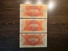 3 X  1 Livre 1939 Pick 40c 40f 40d Vf