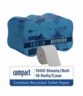 Compact Coreless 2-ply Recycled Toilet Paper By Gp Pro     19378  1 500 Sheets P