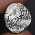 Apollo God Of The Sun Denarius Ancient Roman Republic Silver Coin 90bc Pansa