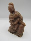 Vintage Chinese Hard Stone Rose Quartz Carved Statue Guanyin 4 5 