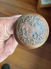 Pair Of Antique Brass Victorian Ornate Door Knobs