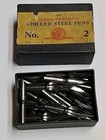 Vintage Mark Ferth s No  2 Chilled Steel Pen Nibs Calligraphy Box Of 91  read 