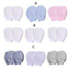 3 Pair Simple Cute Baby Knit Gloves Newborn Anti-eat Hand Anti-grab Glove Mitten