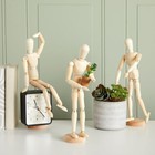 12  Artists Wooden Jointed Mannequin Paint Drawing The Human Figure Dummy Model