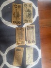 Nice Vintage Confederate Currency Reproduction Set  b  Original Envelope Antique