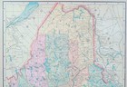 Vintage 1895 Maine Map 11 x14   Old Antique Original Augusta Windham York Saco