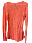 Vanity Essentials Top Size Medium Waffle Knit Long Sleeve Lightweight Stretch